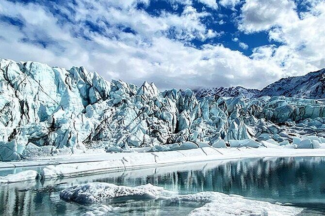 Matanuska Glacier Hike with Lunch Summer and Winter - The Glacier Approach: ATV Sled, Windy Moments, and Eye Protection